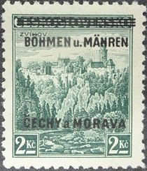 Zvíkov with overprint