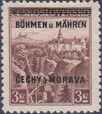 Český Ráj With Overprint (variety)