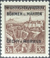 Český ráj with overprint