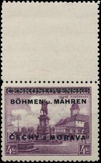 Lázně Poděbrady with overprint