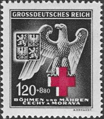 Eagle on Red Cross