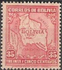 Map of Bolivia