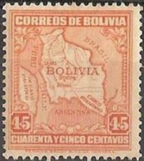 Map of Bolivia