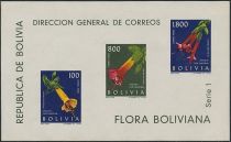 Flowers 1962 souvenir sheet