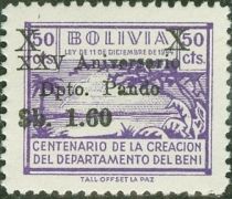 Postal Tax Stamp - surcharged