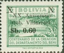 Postal Tax Stamp - surcharged