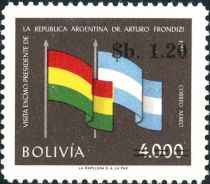 National Flag of Bolivia and Argentina