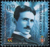 Nikola Tesla (1856-1943), American Physics