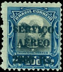 Marechal Hermes da Fonseca Overprinted