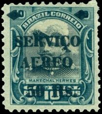 Marechal Hermes da Fonseca Overprinted