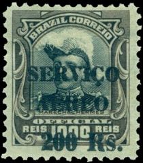 Marechal Hermes da Fonseca Overprinted