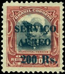 Marechal Hermes da Fonseca Overprinted