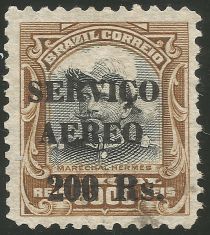 Marechal Hermes da Fonseca Overprinted