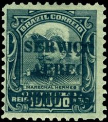 Marechal Hermes da Fonseca Overprinted