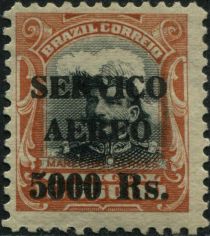 Marechal Hermes da Fonseca Overprinted