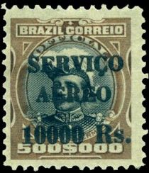 Marechal Hermes da Fonseca Overprinted