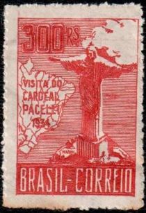 Visit of Cardinal Pacelli to Brazil, future Pope Pius XII