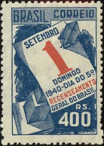 5th General Census of Brazil. Calendar sheet