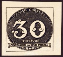 Brazilians First Stamp Centenary