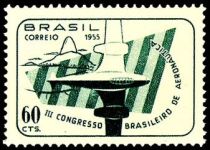 III Brazilian Congress of Aeronautics Plane. Filigree "Q."