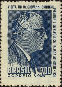 President Giovanni Gronchi in Brazil