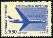 Inauguration of Brazilian Jet Transport - Caravelle