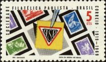 São Paulo Philatelic Society, 50th Anniv.