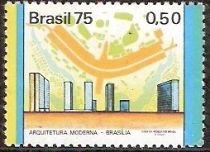 Modern Houses and Plan of Brasilia