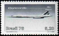 1st Commercial Flight of the Concorde to Brazil