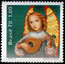 Angel Playing Lute