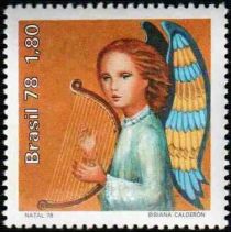 Angel Playing Lyre