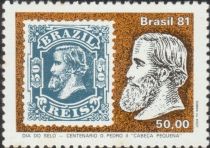 Stamp Day - D. Pedro II "Small Head"