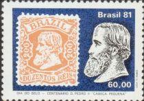 Stamp Day - D. Pedro II "Small Head"