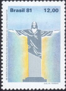 50th years of Christ Statue in Rio de Janeiro