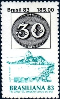 140 year "Olhos-de-boi" Stamp