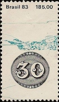 140 year "Olhos-de-boi" Stamp