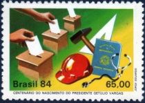 Ballot Boxes and Symbols of Professions and Trades