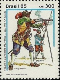 Musketeer and Pikeman (Early 17th century)