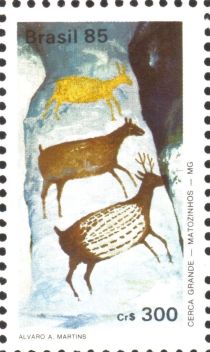 Rock Painting of Deer (Cerca Grande)