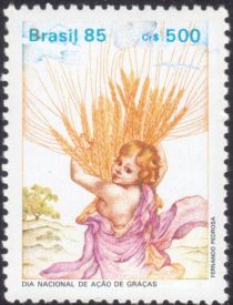 Child with Wheat Spikes