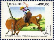 Argentine-Brazilian Stamp Exhibition ARBRAFEX 88, B.A.