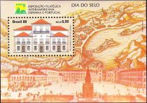 Brasiliana 89 - Interamerican Stamp Exhibition + Portugal