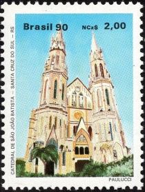 Religious Architecture in Brazil - Catedral Santa Cruz do Su