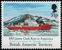 RRS James Clark Ross in Antarctica