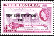 Mace and Legislative Council Chamber - Overprinted