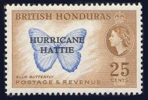 Blue Butterfly - Overprinted