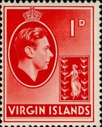 King George VI (1895-1952) and Colony Badge