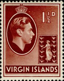 King George VI (1895-1952) and Colony Badge