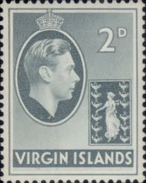 King George VI (1895-1952) and Colony Badge