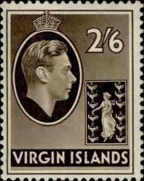 King George VI (1895-1952) and Colony Badge